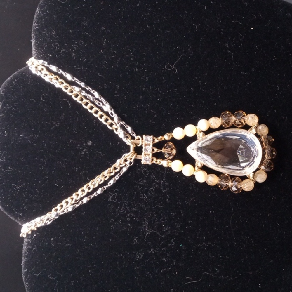 STAYEMENT NECKLACE/ 2 PRS EARRINGS - Picture 3 of 14
